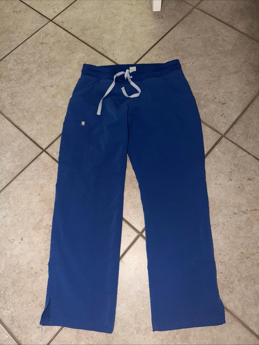 Figs Men's Blue Drawstring scrub technical Pants